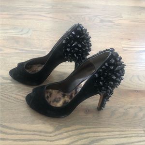 Sam Edelman Lorissa spiked peep toe pumps
